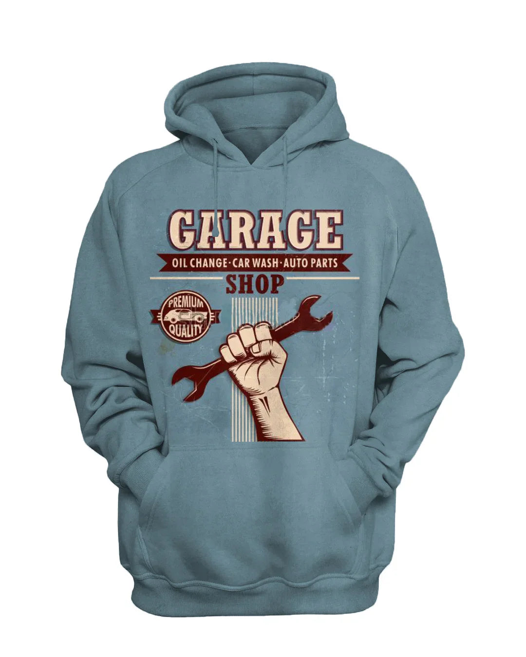 Garage  Retro Spark Plug Sweatshirt Set