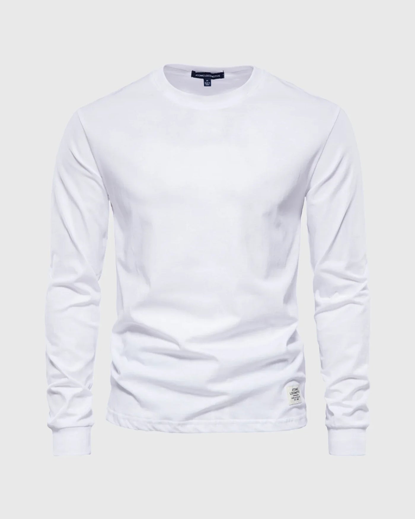 Crew neck Long Sleeve Cotton T-Shirt