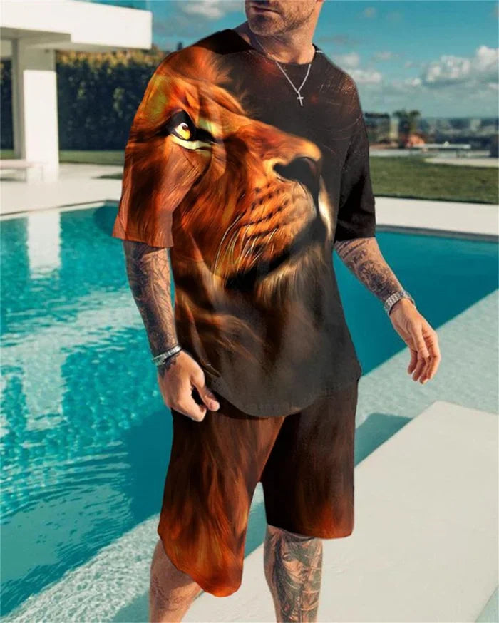 Oversized  T-Shirt & Shorts Set