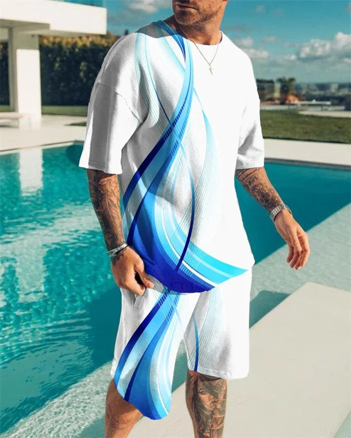 Oversized  T-Shirt & Shorts Set