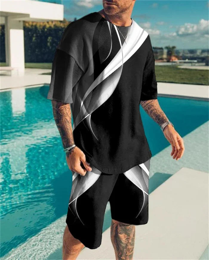 Oversized  T-Shirt & Shorts Set