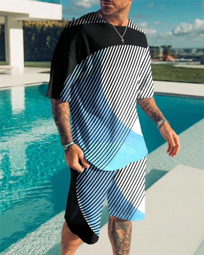 Oversized  T-Shirt & Shorts Set