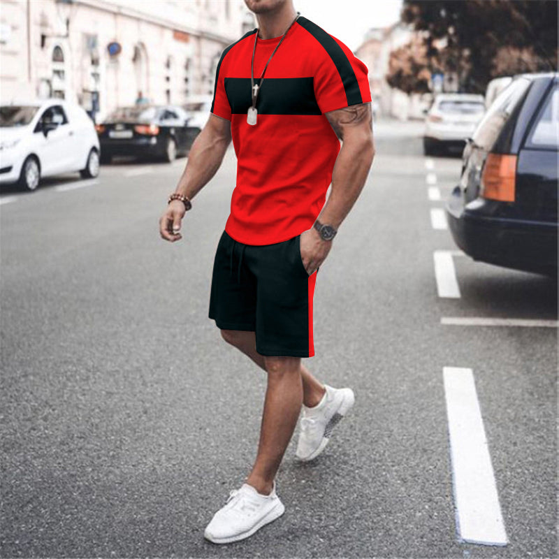 Red Black Hawaiian  Tracksuit