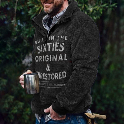 Mens Built In The Sixties Unrestored Motorcycle Printed Pullover
