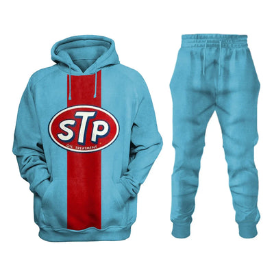 Stp Vintage Motor Oil Motorcycles Sweatshirt Set