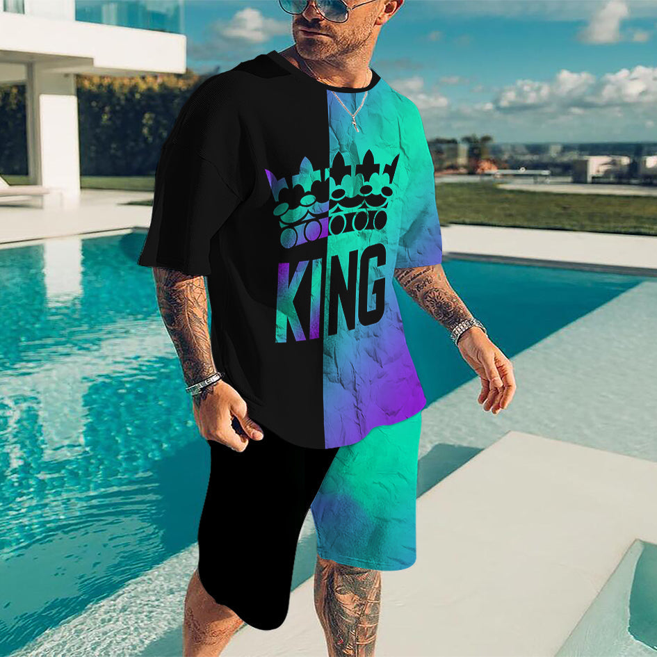 Oversized  T-Shirt & Shorts Set