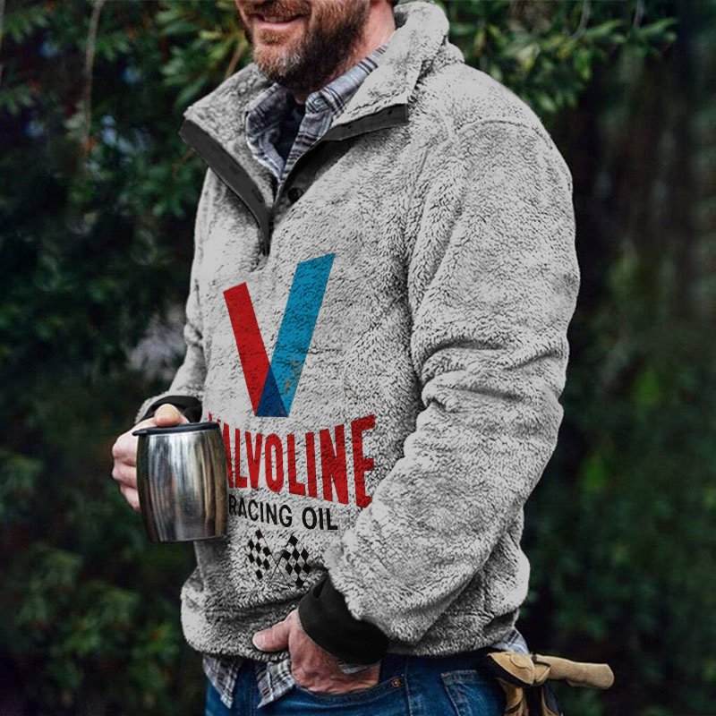 New Retro Motorcycle Nostalgic Motor Oil Pullover