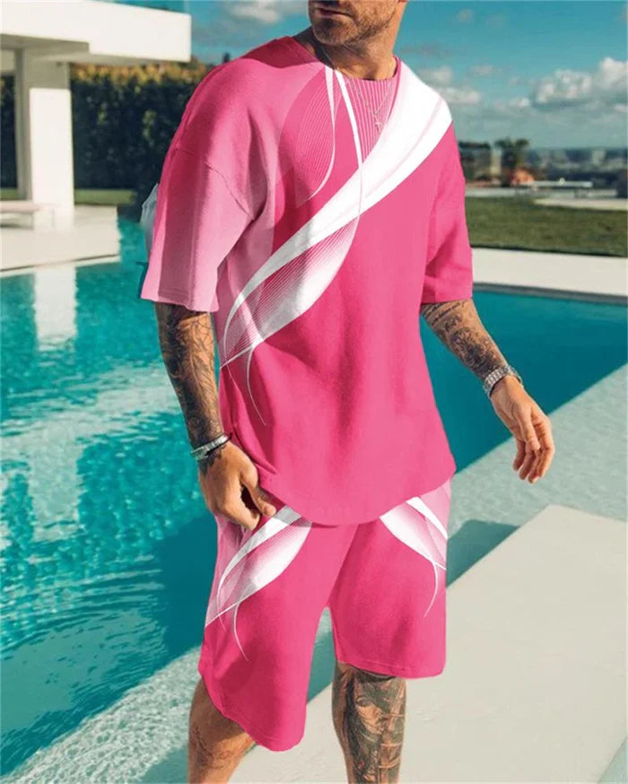 Oversized  T-Shirt & Shorts Set