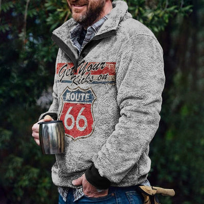 Motorcycle Casual Long-Sleeved Pullover