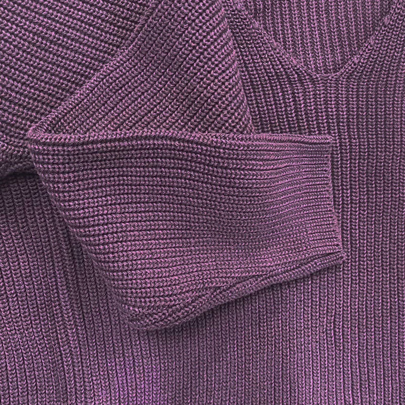 V-Neck Knit Pullover Sweater