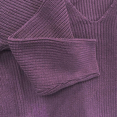 V-Neck Knit Pullover Sweater