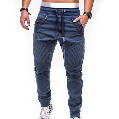 Casual Lace-up Elastic Waist Loose Sweat Pants