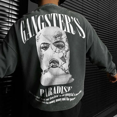 Fashion Oversized Casual Print Sweatshirt