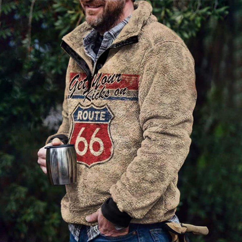 Motorcycle Casual Long-Sleeved Pullover