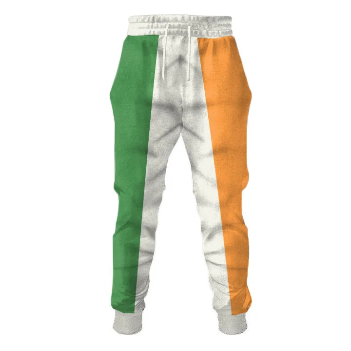 Retro Casual Long-Sleeved Murphy'S Sweatshirt Set