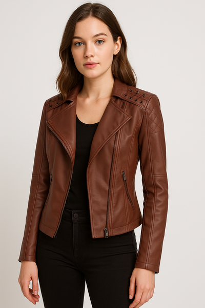 Celestine – Women's Timeless Leather Jacket