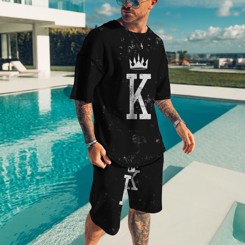 Oversized  T-Shirt & Shorts Set