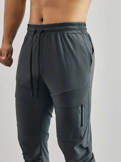 Stay Cool High Rib Cargo Jogger Athletic Stretch Pants
