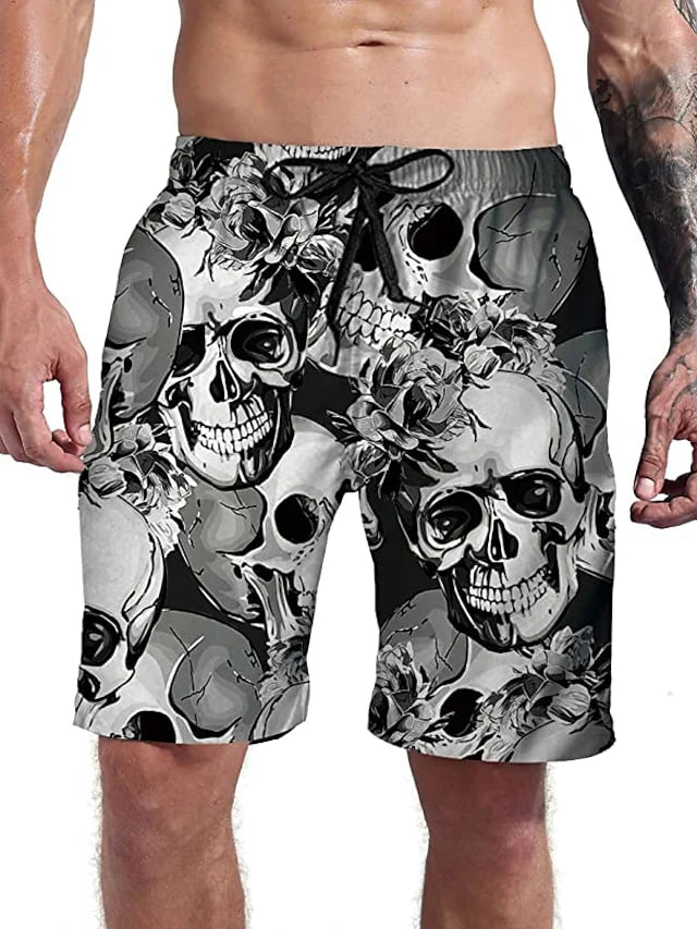 Everyday Sports Casual Drawstring Holiday 3D Shorts
