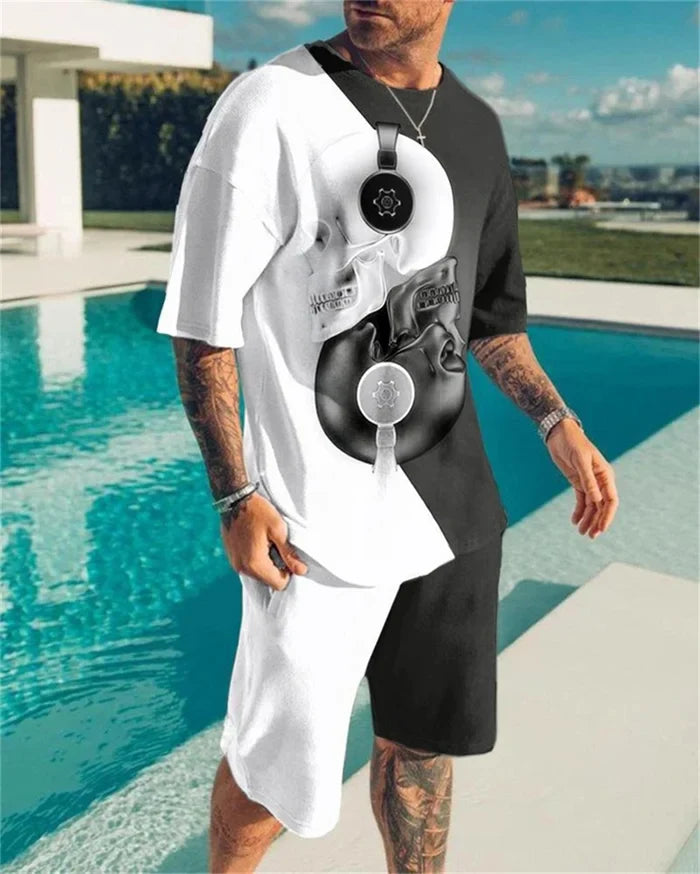 Oversized  T-Shirt & Shorts Set