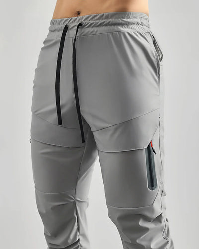 Stay Cool High Rib Cargo Jogger Athletic Stretch Pants
