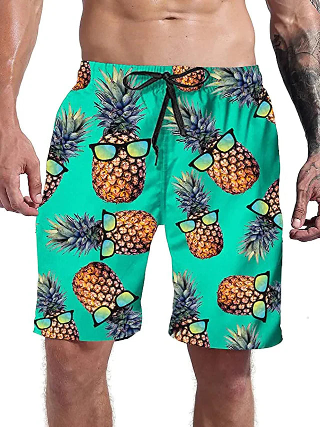 Everyday Sports Casual Drawstring Holiday 3D Shorts