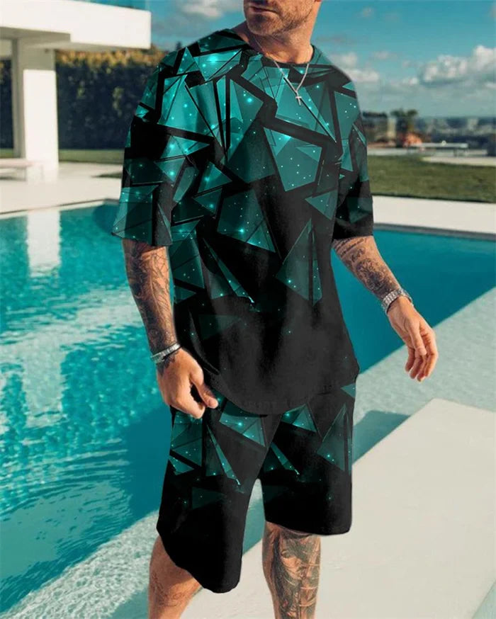 Oversized  T-Shirt & Shorts Set