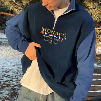 Oversized Monaco Monte Carlo Yacht Club Sweatshirt