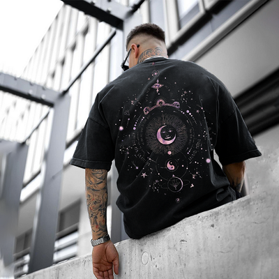 Vintage Stars Moon Sun T-Shirt