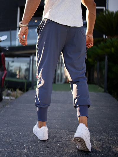 Stay Cool High Rib Cargo Jogger Athletic Stretch Pants