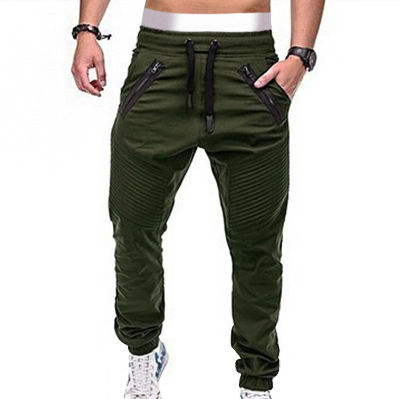 Casual Lace-up Elastic Waist Loose Sweat Pants