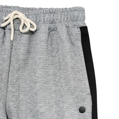 Textured Jacquard Trousers Loose Sweatpants